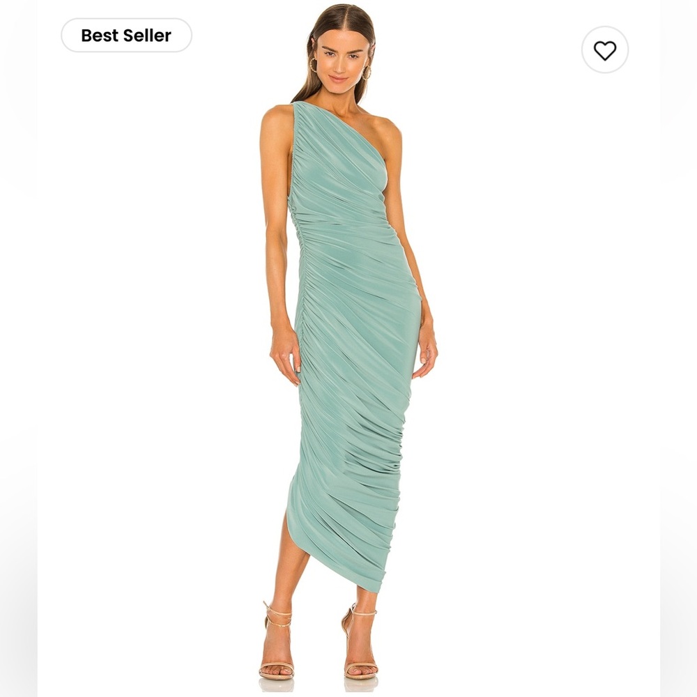 Norma Kamali Dress in Vintage Mint - Size Medium